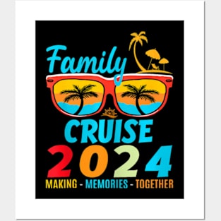 Family Cruise 2024 Making Memories Together Cruising Trip Posters and Art